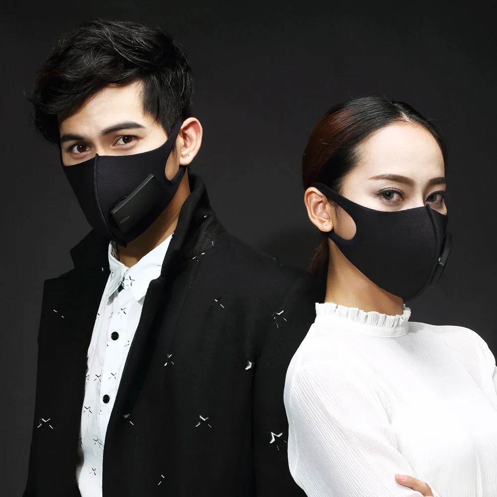 Adults Smart Electric Anti-dust Masks Fresh Air Purifying Mask for Running Cycling WIF66