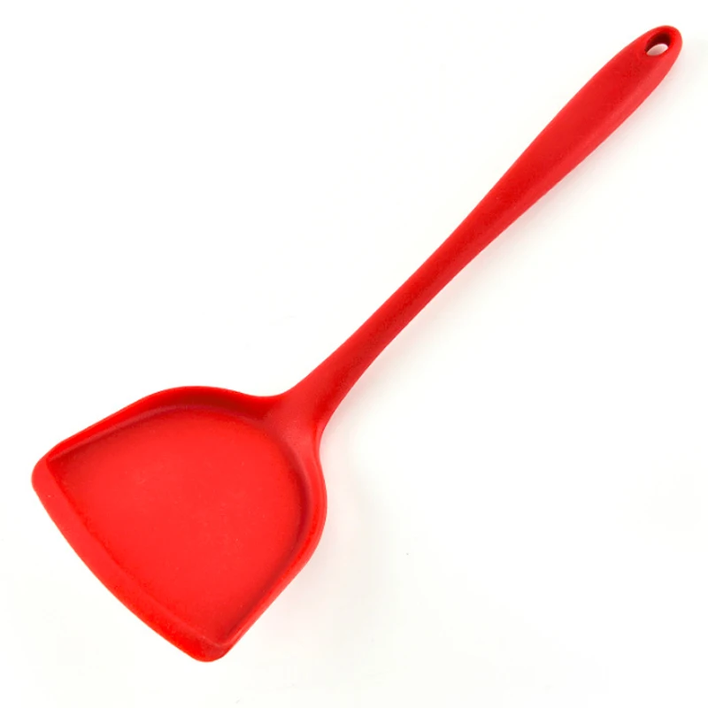 1Pc Non-Stick Turner Silicone Spatula Heat-Resistant Long Handle Kitchen Cooking Utensils | Дом и сад