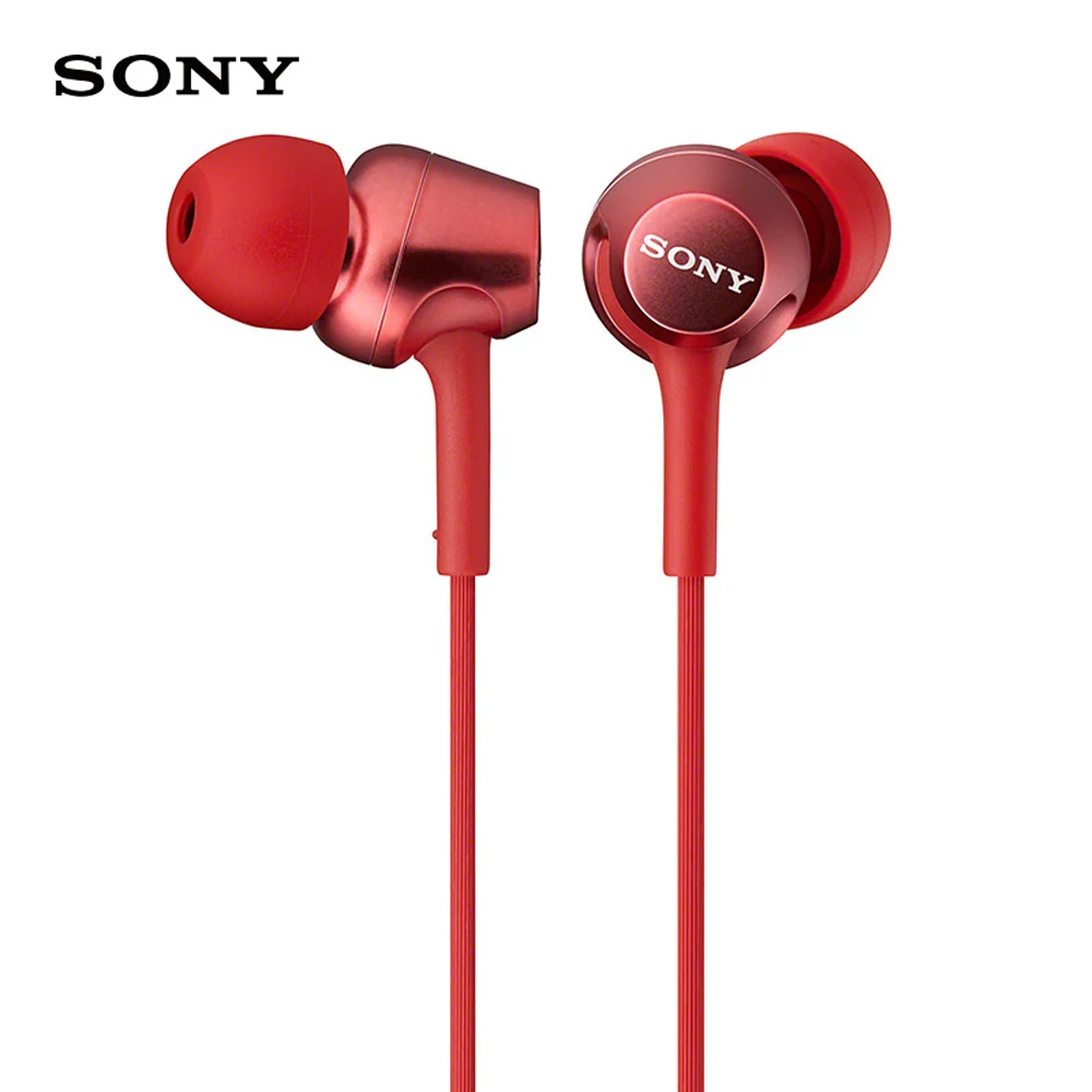 SONY MDR EX255AP наушники 3 5 мм проводные музыкальные Смартфон Гарнитура Hands free Line