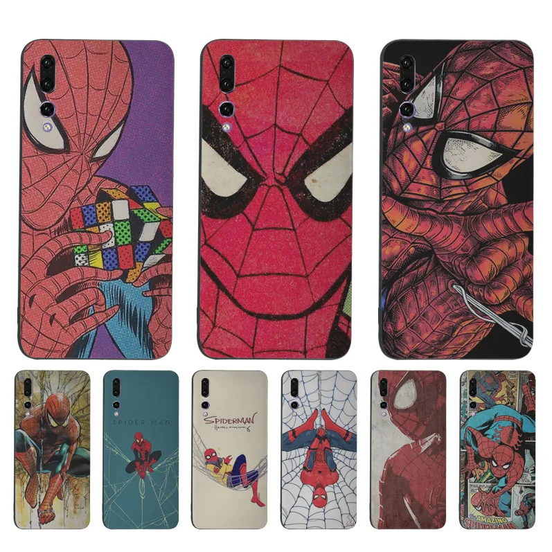 Мягкий силиконовый чехол MaiYaCa Spiderman comics для Huawei Honor 9 10 P20 P20pro P20lite NOVA2 2plus 3E телефона |