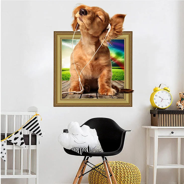 47*37cm Wall Stickers Creative Children's Room Decorative Bedroom living room Sticker | Дом и сад