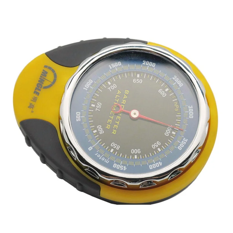 

Portable 4in1 Mechanical Compass Barometer Altimeter Elevation Table Thermometer LED Flashlight Mini Compass