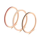 KNOCK высококачественное мужское эпоксидное титановое кольцо из нержавеющей стали, черное, белое, красное кольцо для влюбленных, пара гладких модных украшений, подарок