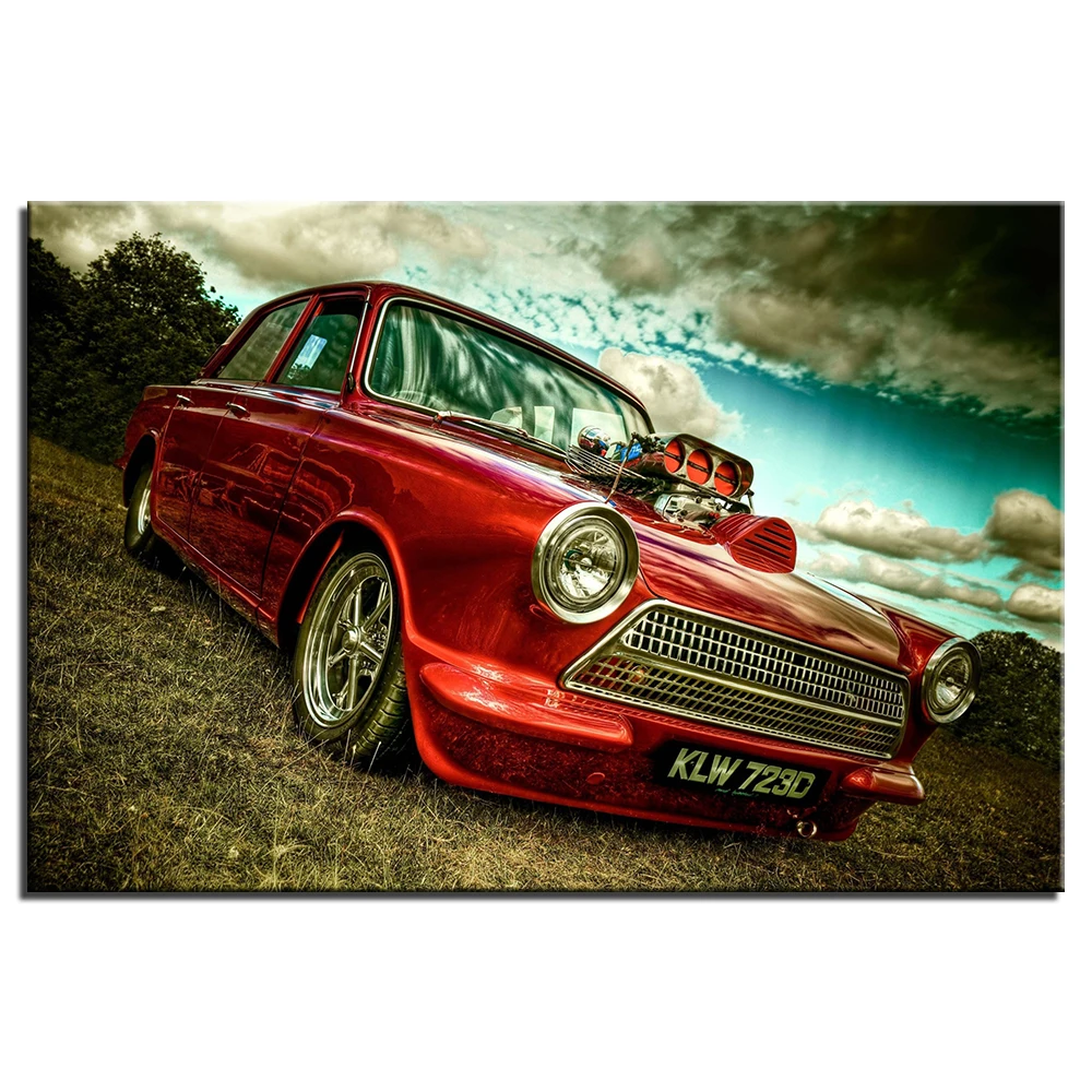 Классический автомобильный постер Trabant GDR популярные художественные плакаты с