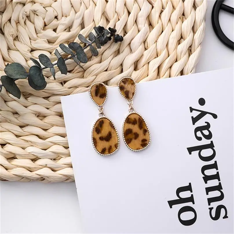 style-13 3* корейская мода сексуальные леопардовые серьги коллекция преувеличенный темперамент Коралловая Длинная подвеска женские серьги бамбуковые Макси ювелирные изделия - Окраска металла: style-13