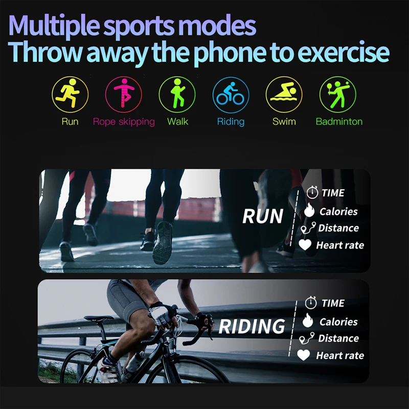 Смарт браслет фитнес трекер Bluetooth монитор сна часы спортивный для ios Android pk Fit Bit Mi