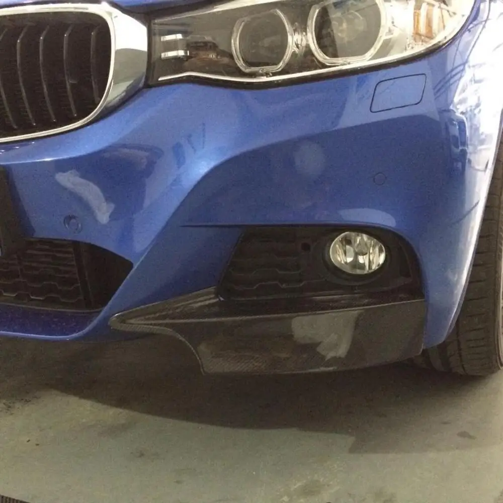 Передний бампер F34 из углеродного волокна боковой разветвитель фартук для BMW 320i GT