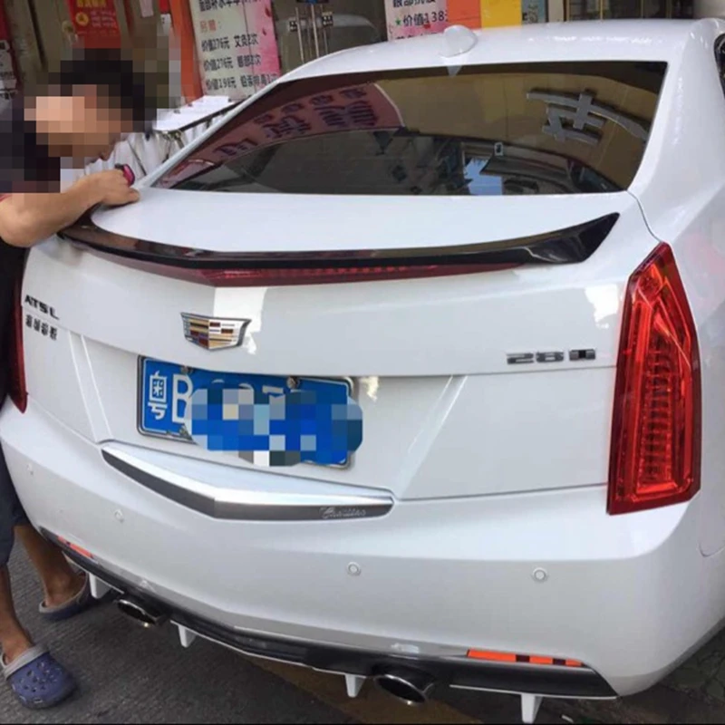 Задний спойлер из углеродного волокна ATS задний 3D модель для Cadillac 4 дверного