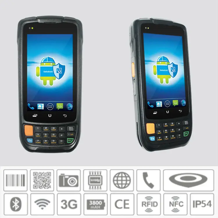 Urovo i6200S Прочный портативный 4G мобильный компьютер промышленный кпк QR 1D 2D сканер