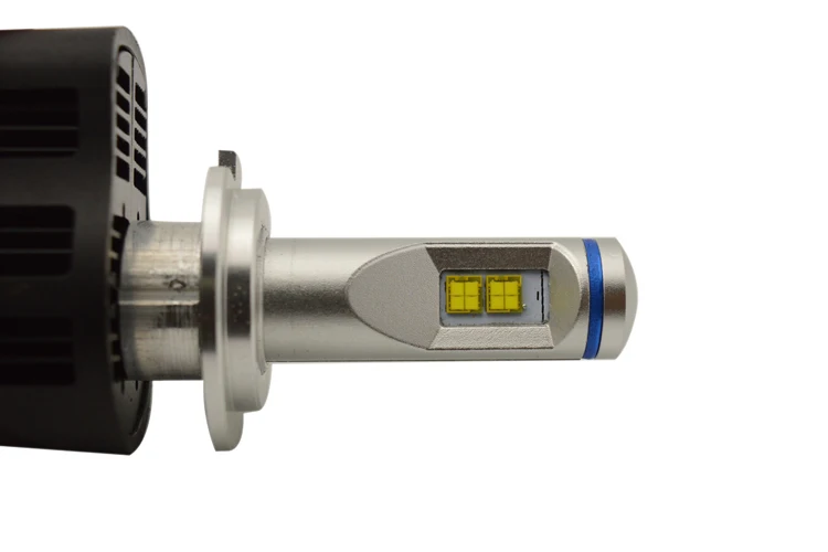 H7 Фар Kit 5200lm * 2 10400lm 55 Вт СВЕТОДИОДНЫЕ Фары Лампы 6000 К 5000 4000 3000 супер белого авто
