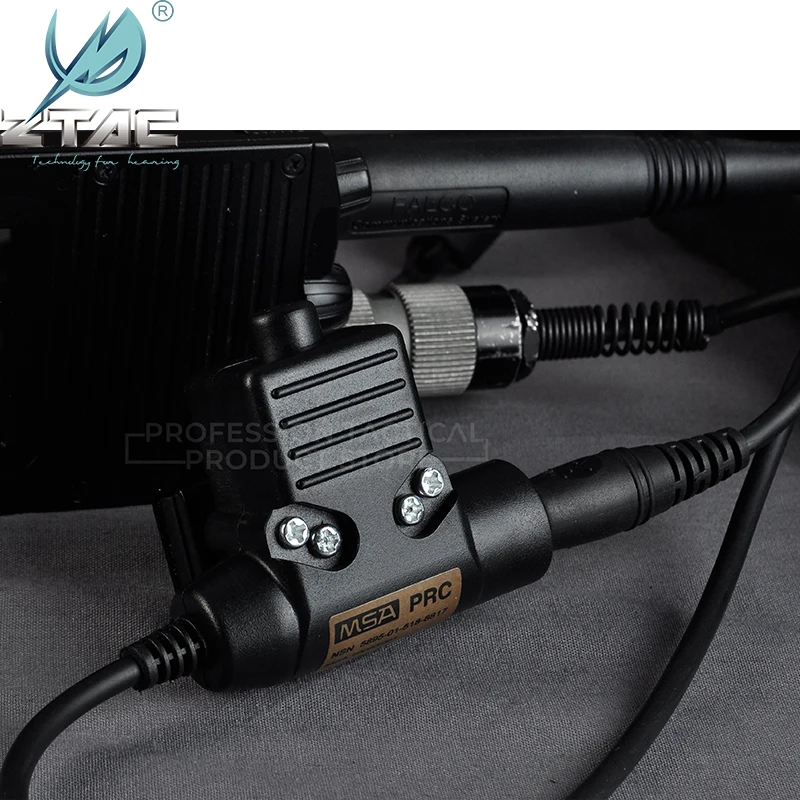 Ztac Airsoft Peltor PTT U TCI G: 2 военные Вилки 6-Пен U94 клавишей PTT во время кнопкой для принятия вызова применяется к PRC-148 КНР 152 для переносного приемо-передатчика ZH
