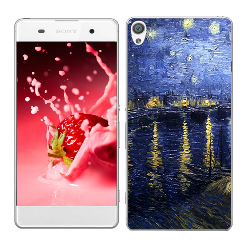 Чехол для sony Xperia XA для Coque sony Xa F3112 F3113 F3115 мягкий чехол для телефона из ТПУ с пейзажем для sony XA F3111 XA