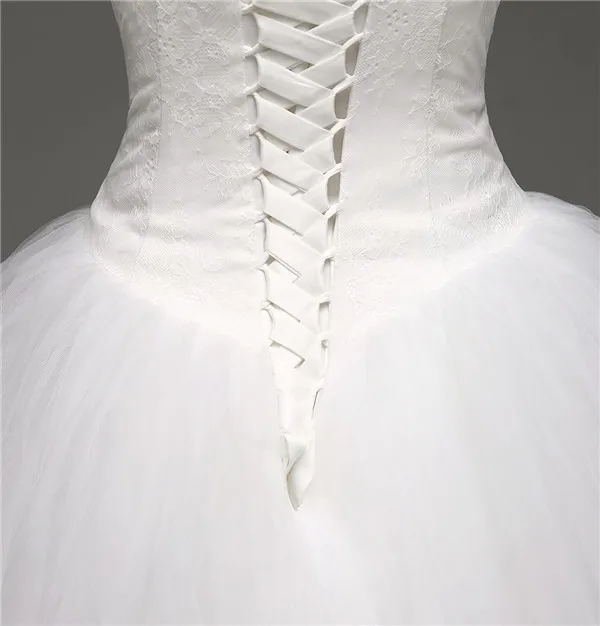 ILoveWedding в наличии новое Тюлевое кружевное бальное платье свадебные платья для