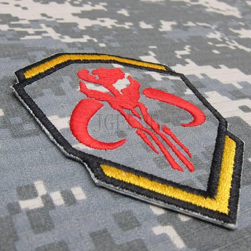 ACU Boba Фетт мандалорский банта череп охотник за головами вышивка патч B3382 | Дом и