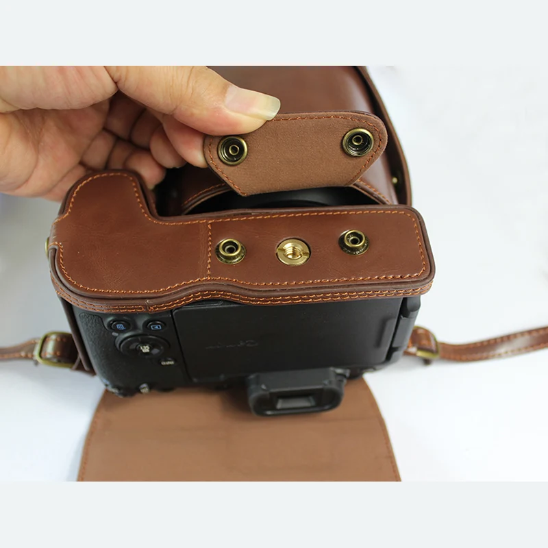 Чехол из искусственной кожи для камеры Canon EOS RP R P DSLR крышка с нижним отверстием