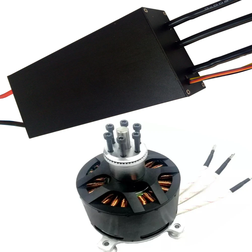25KW 120100 Outrunner бесщеточный двигатель для электрических парамоторов и электрических картов с 22S 500A лодка ESC