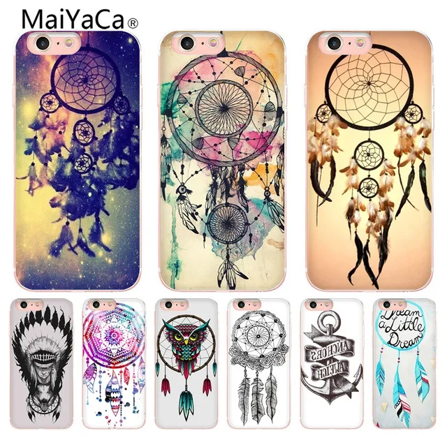 Чехлы для телефонов MaiYaCa little dream catcher с рисунком якоря iPhone 4S 5C 5S 6S Plus X XR XS MAX