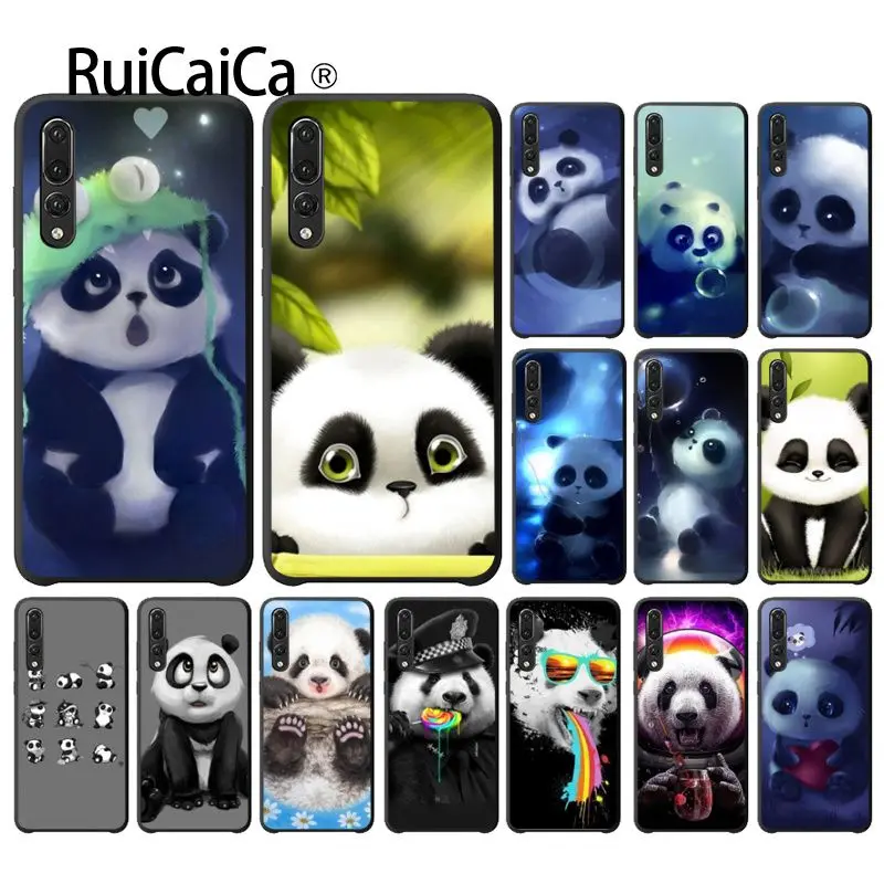 Чехол для телефона Ruicaica love funny panda DIY чехол Huawei Mate10 Lite P20 Pro P10 Plus Honor 9 10 мобильного