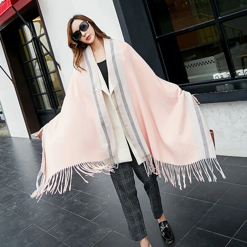 Зимний шарф Бросился взрослых 2018 осень и зима новинка оптовая продажа имитация