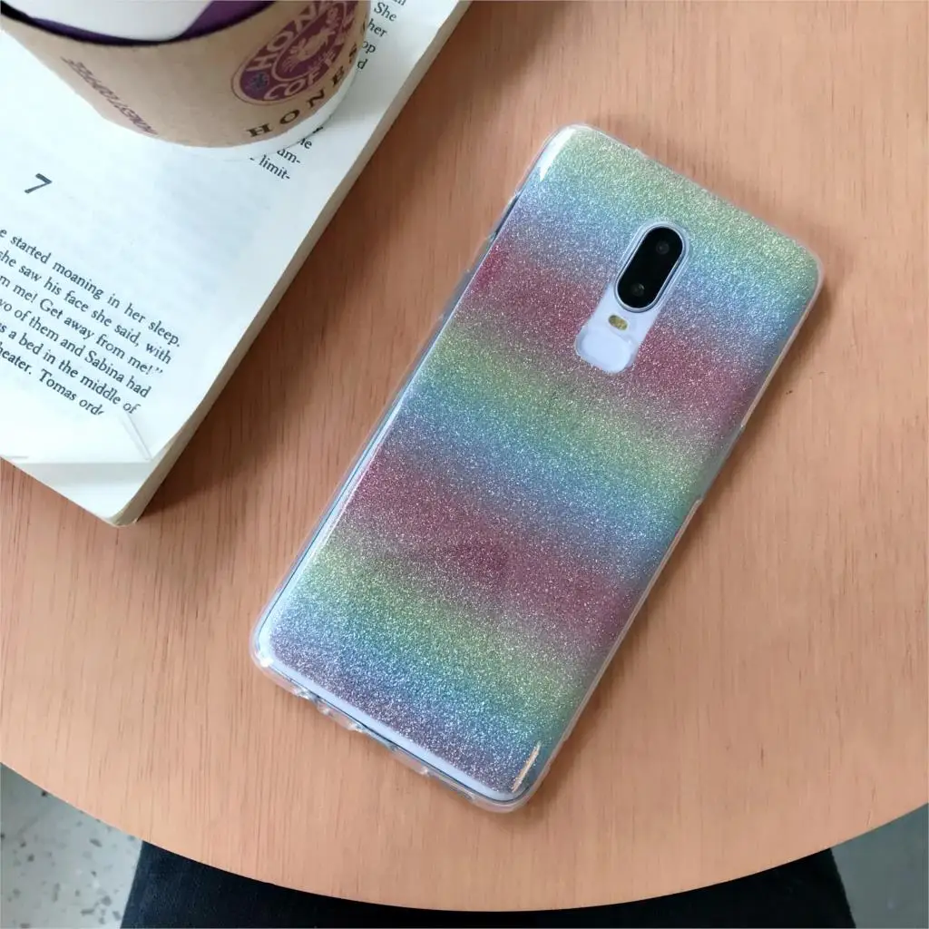 Rainbow 2 в 1 чехол для телефона мобильного OnePlus 6 T 5 TPU силиконовые Meizu M3 M5 Примечание M5S