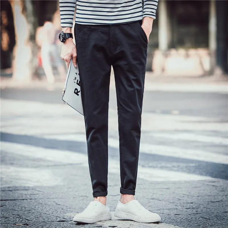 2018 Новое поступление Летнее модные однотонные Цвет Для досуга брюки связаны ноги