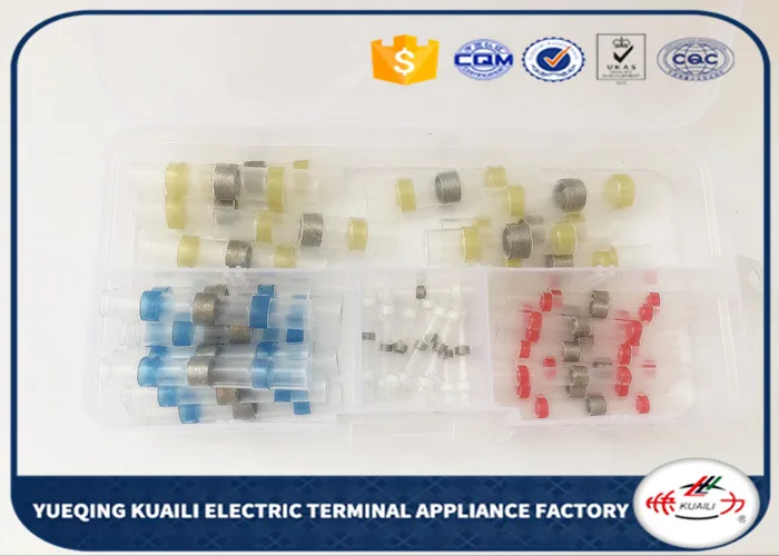 

150pcs Heat Shrink Connector butt solder sleeve wire splices AWG 26-24 22-18 16-14 12-10 Heat Shrink Connector butt solder