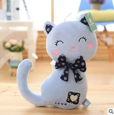 Плюшевая игрушка в виде голубого кота около 30 см|plush toys|cat plush toysoft doll |
