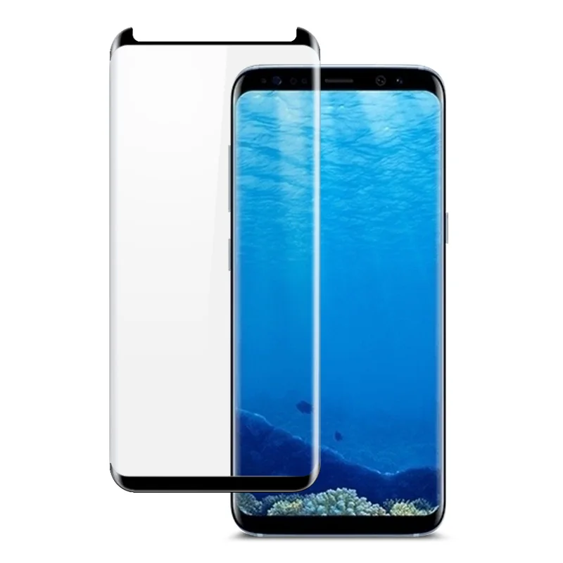Полноэкранное стекло для Samsung Galaxy S8 Plus Imak 3D изогнутое Закаленное Защитная пленка