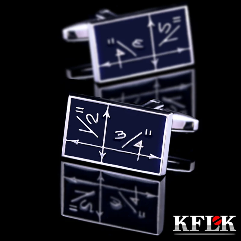 KFLK запонки для мужских рубашек фирменные математические оптовая продажа Новые