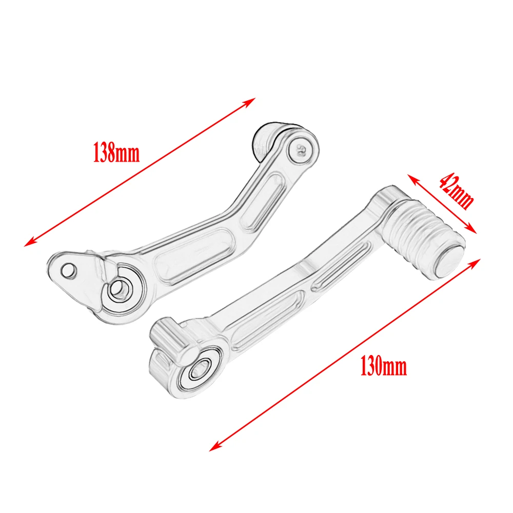 

For 125 200 390 2011-2015,RC125/RC200/RC390 2014-2016 Motorcycle Foot Brake Lever & Gear Shifting Lever Pair CNC Pedal