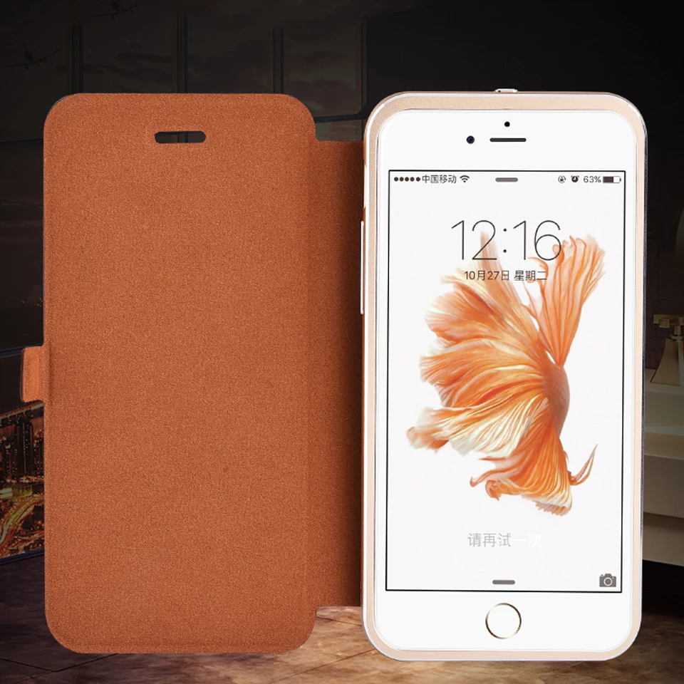 Для iphone 7 8 plus Роскошные Прозрачные Металл всего тела натуральная кожаная задняя