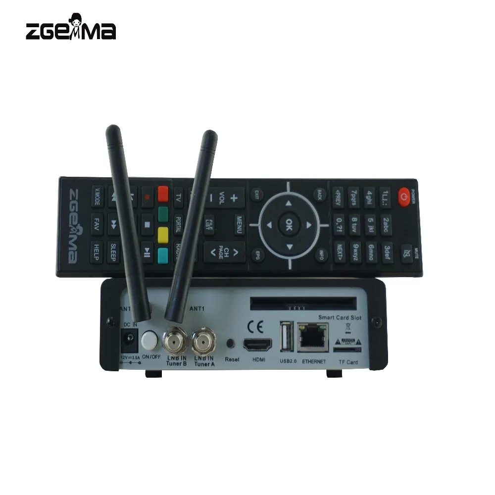 3 шт./лот ZGEMMA H9.2S E2 Linux 4K UHD спутниковый ресивер с DVB S2X + двойной тюнер 300 Мбит/с WIFI