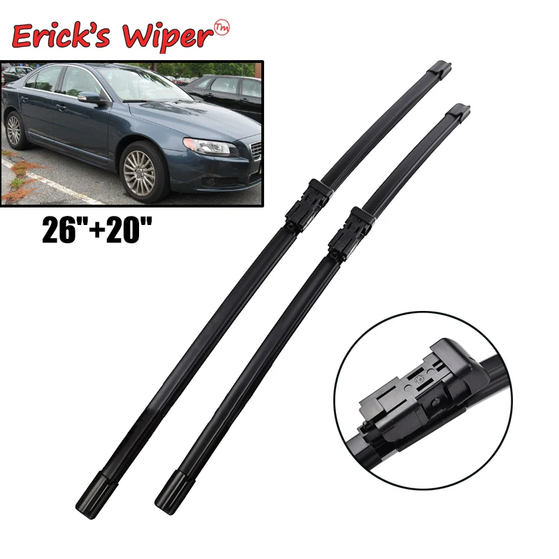 

Erick's Wiper LHD Front Wiper Blades For Volvo S80 2006 - 2014 Windshield Windscreen Front Window 26''+20''