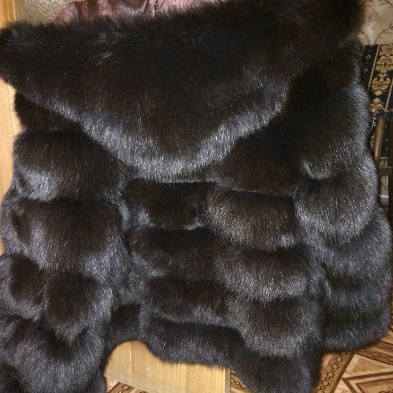 Jin Li Di Ang 2017 Женская натуральная Шуба из натурального Лисьего меха или жилет