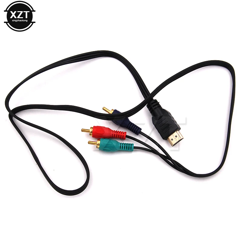 PZ самый новый HDMI HDTV VGA AV патч корд аудио видео конвертер адаптер 1080p в RCA кабель для