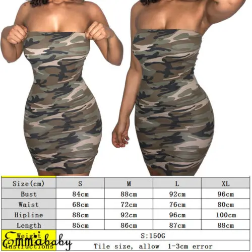 Women Sexy Bandeau Bodycon Evening Party Pencil Mini Dress | Женская одежда