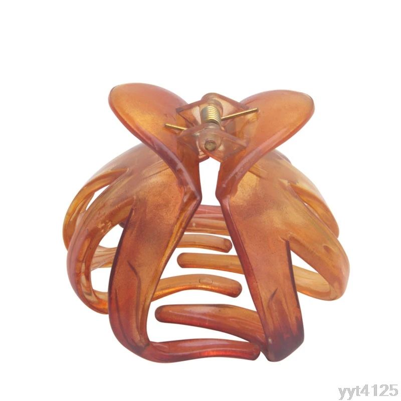 Пластиковая заколка для волос в форме осьминога зажим с ручкой аксессуар женщин