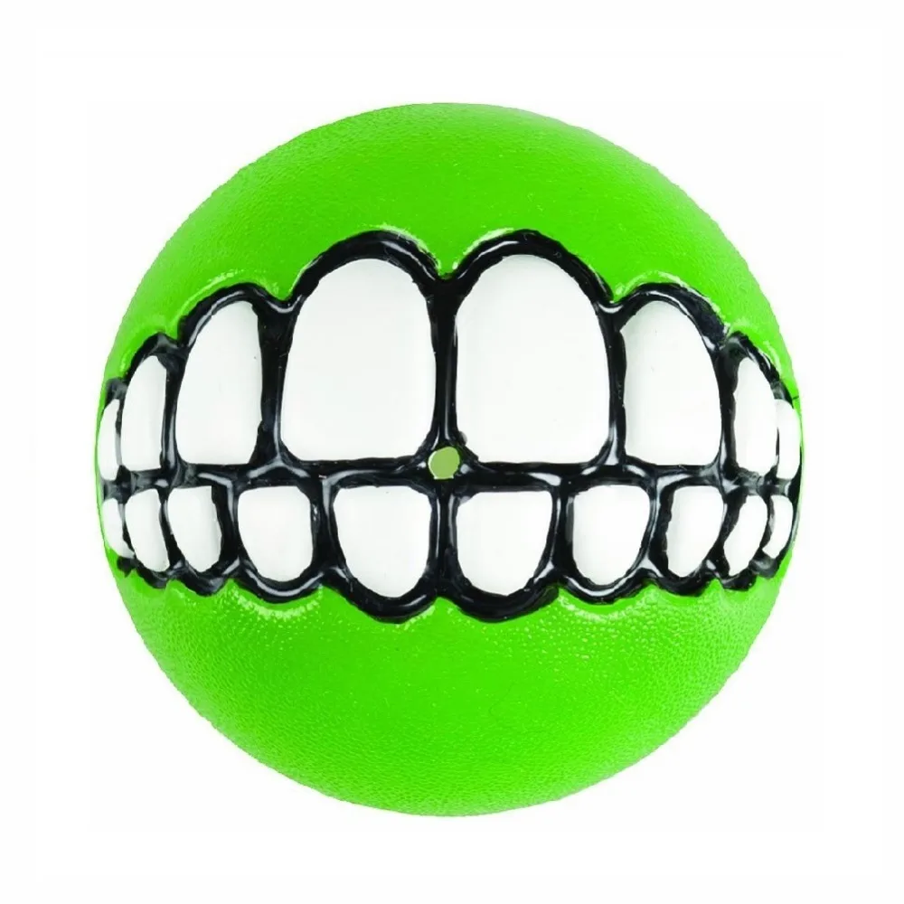Забавный мяч для комнатной собаки Чистящая игрушка зубов звук жевания щенок игра