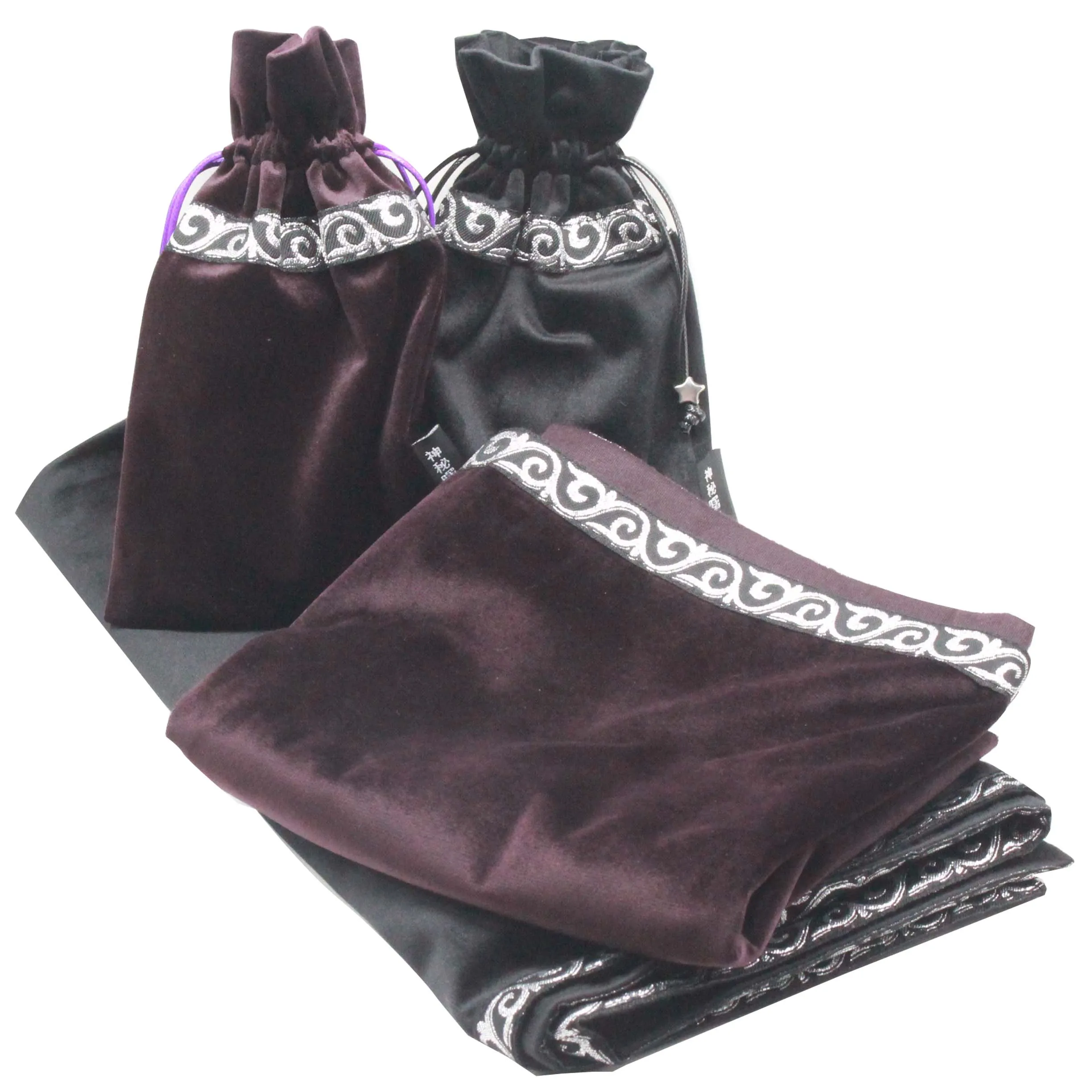 

Скатерть для ТАРО 64x64 см, салфетка с сумкой, одеяло, ковер, флокированная ткань, ткань для настольной игры, церемонии, гадания, астрологии