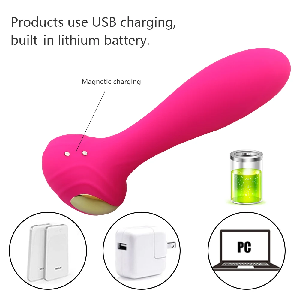 Magnetic USB Rechargeable Anal Massager Adult Sex Toys for Women Silicone Vibrator Plug Remote Control |