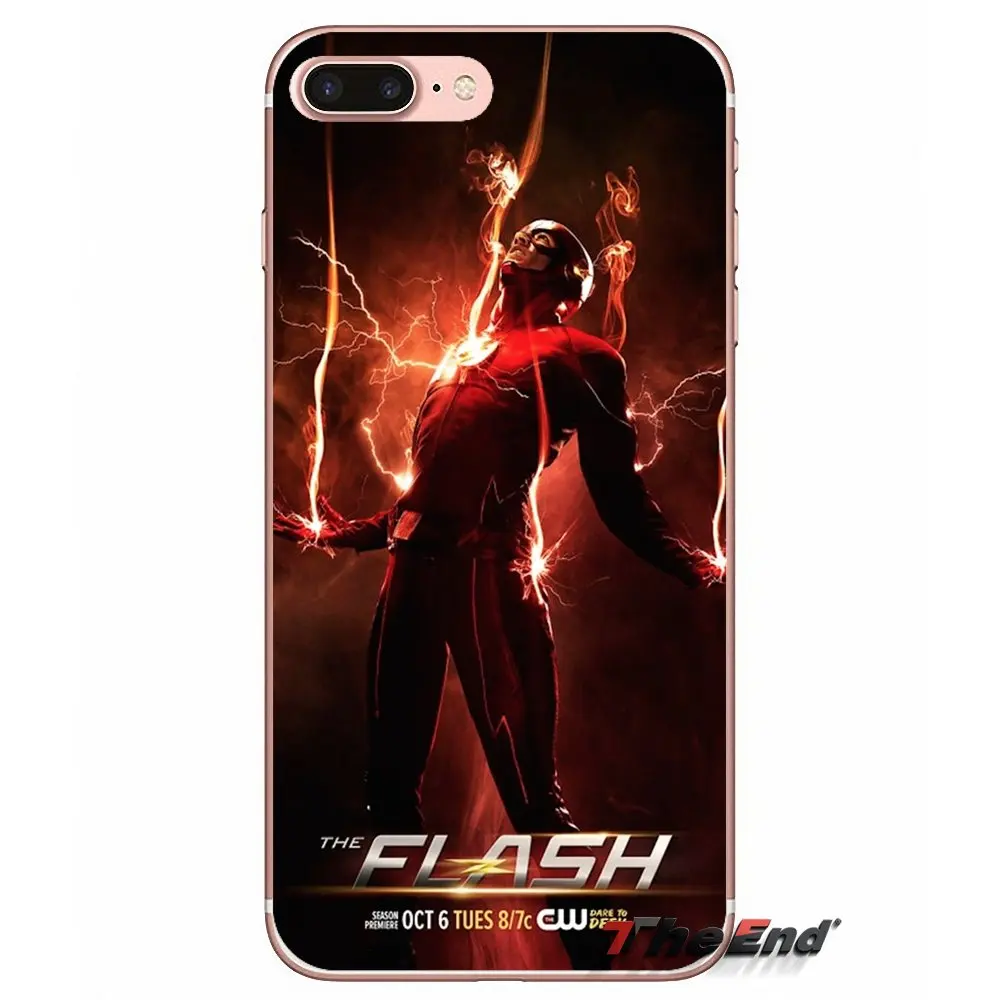 Аксессуары Чехлы для iPhone X 4 4S 5 5S 5C SE 6 6S 7 8 Plus Samsung Galaxy J1 J3 J5 J7 A3 A5 2016 2017 флэш-логотип