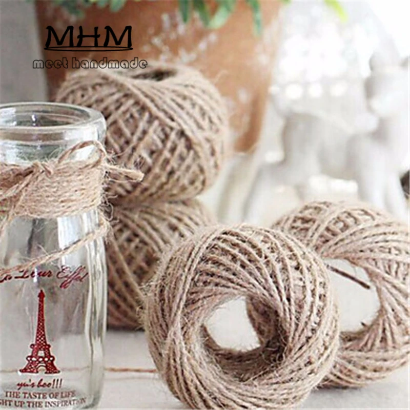 Шнурок ручной работы из натурального сизаля 2 мм 50 м|twisted jute rope|jute roperope twisted |