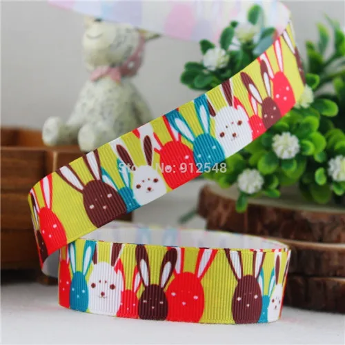 YJHSMY 22/25/9 мм 5 двор/lot мультфильм Печатных grosgrain ленты DIY аксессуары ручной работы