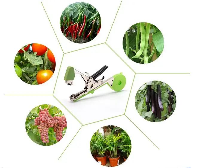 Инструмент для ручной вязки растений садовый степлер в форме подрезки листьев