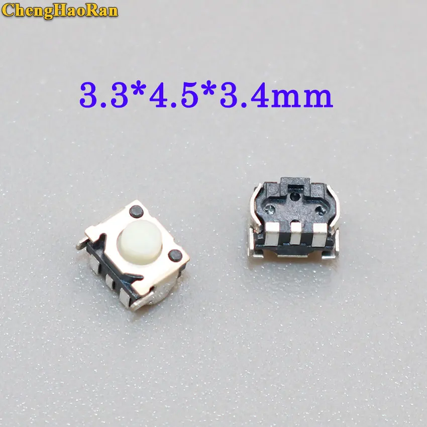 ChengHaoRan 5 шт. 3*4 мм SMD Такт переключатель 3X4 мм микро кнопочные Тактильные переключатели для цифровой камеры