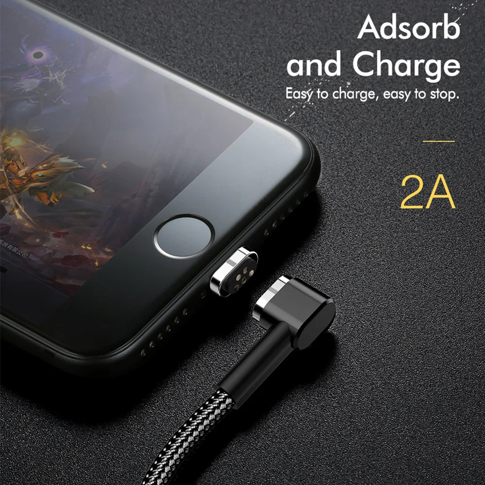 Mcdodo Магнитный зарядный кабель для телефона Lightning type C Micro USB порт 3в1 с 3 адаптерами