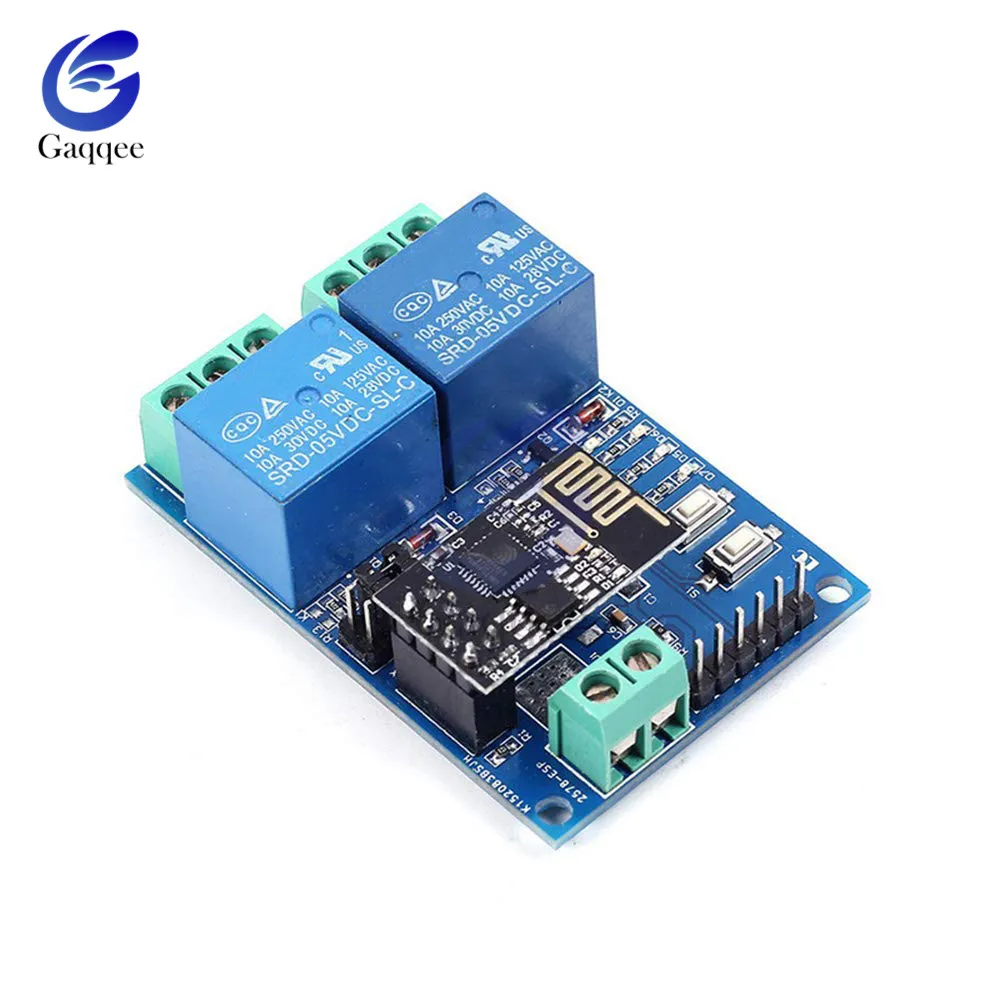 Релейный модуль на основе ESP8266 ESP 01 ESP01 беспроводная плата с Wi Fi 5 в постоянного