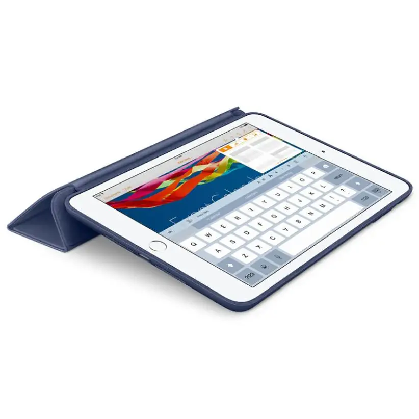 U хорошая ручка Pu чехол для IPad Mini 1 2 3 Retina умный тонкий стенд кожаный кожа темно
