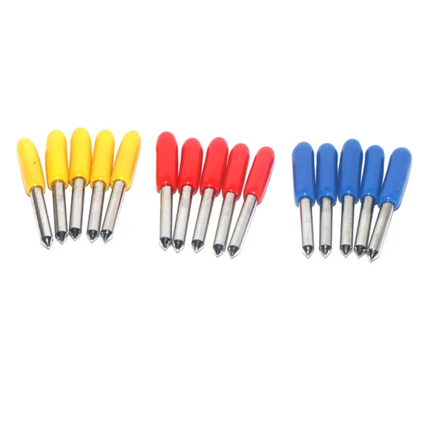 

Fixmee 5 pcs Roland Cutting Plotter Vinyl Cutter Blade Knife 30 45 60 Degree GCC Liyu Rabbit Redsail Blades