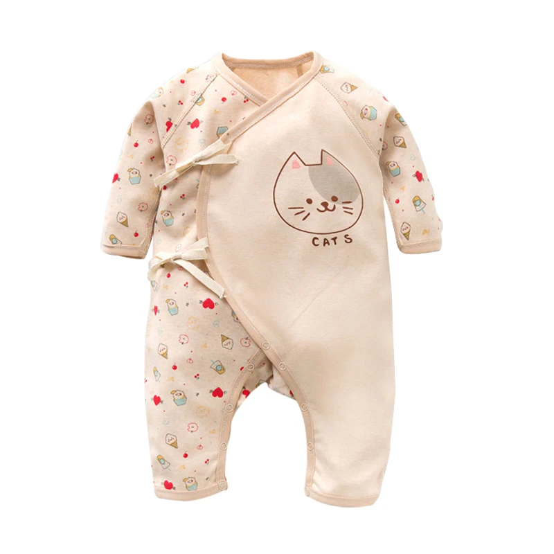 New Cat Newborns Clothes Set Cotton Cartoon Print Baby Girl Soft Born Infant Boy Clothing Gift | Детская одежда и обувь